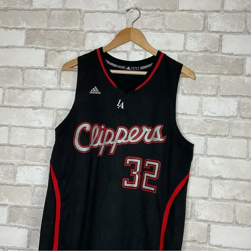 Adidas LA Clippers 32 Blake Griffin Black & Red Jersey Size S